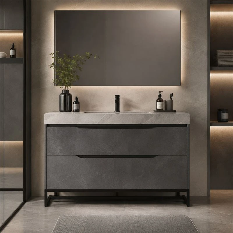 Modern Freestanding Bathroom Vanity factory
