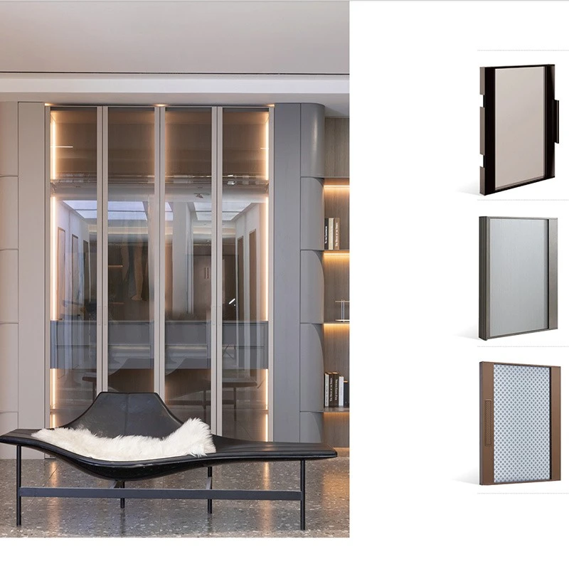 Modern Glass Sliding Closet Doors factory