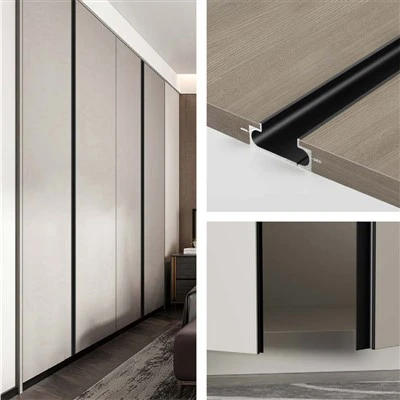 Wardrobe Door With Metal Handle