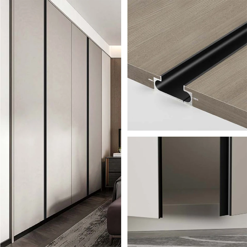 Wardrobe Door with Metal Handle